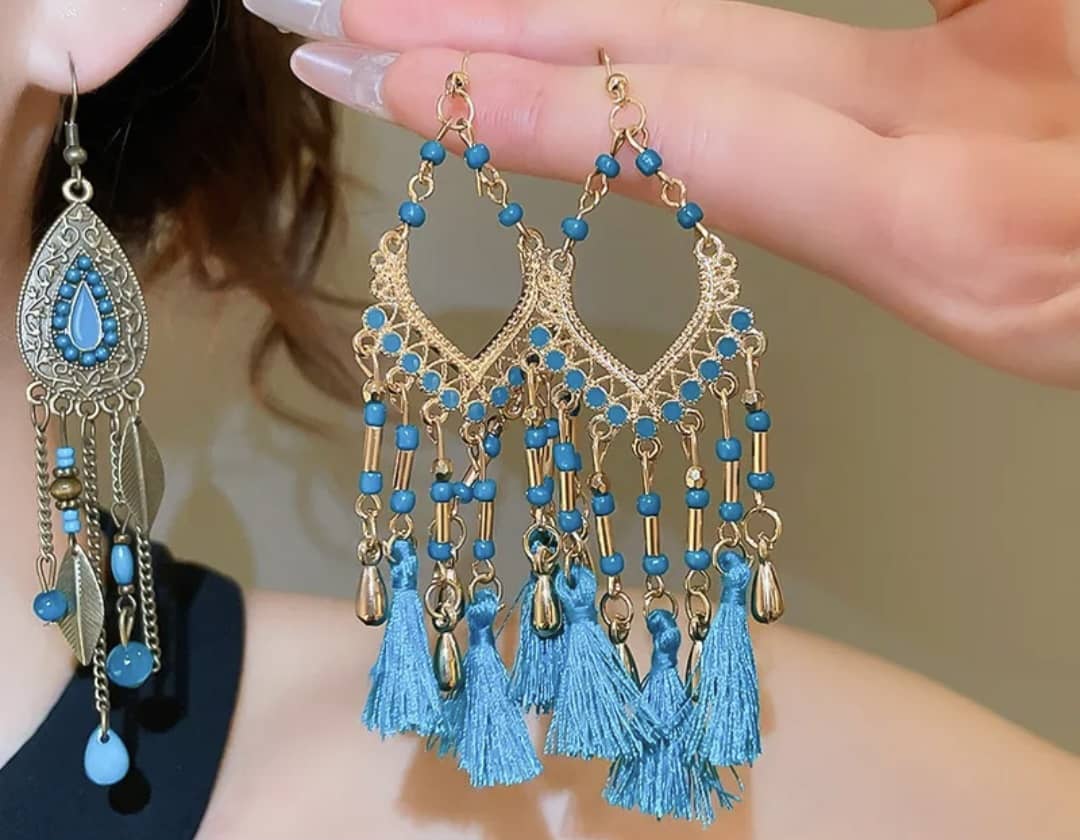 Baroque Gold Pearl Drop Hoops