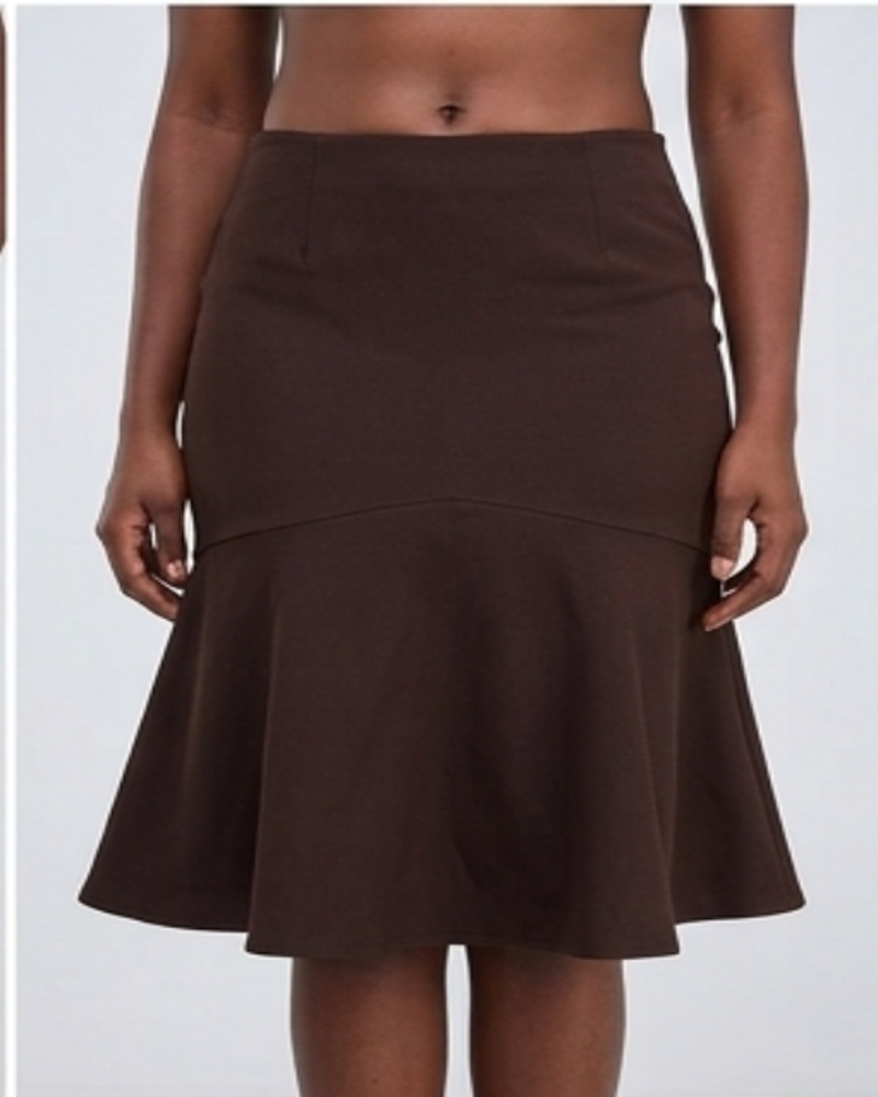 Flared Hem Skirt